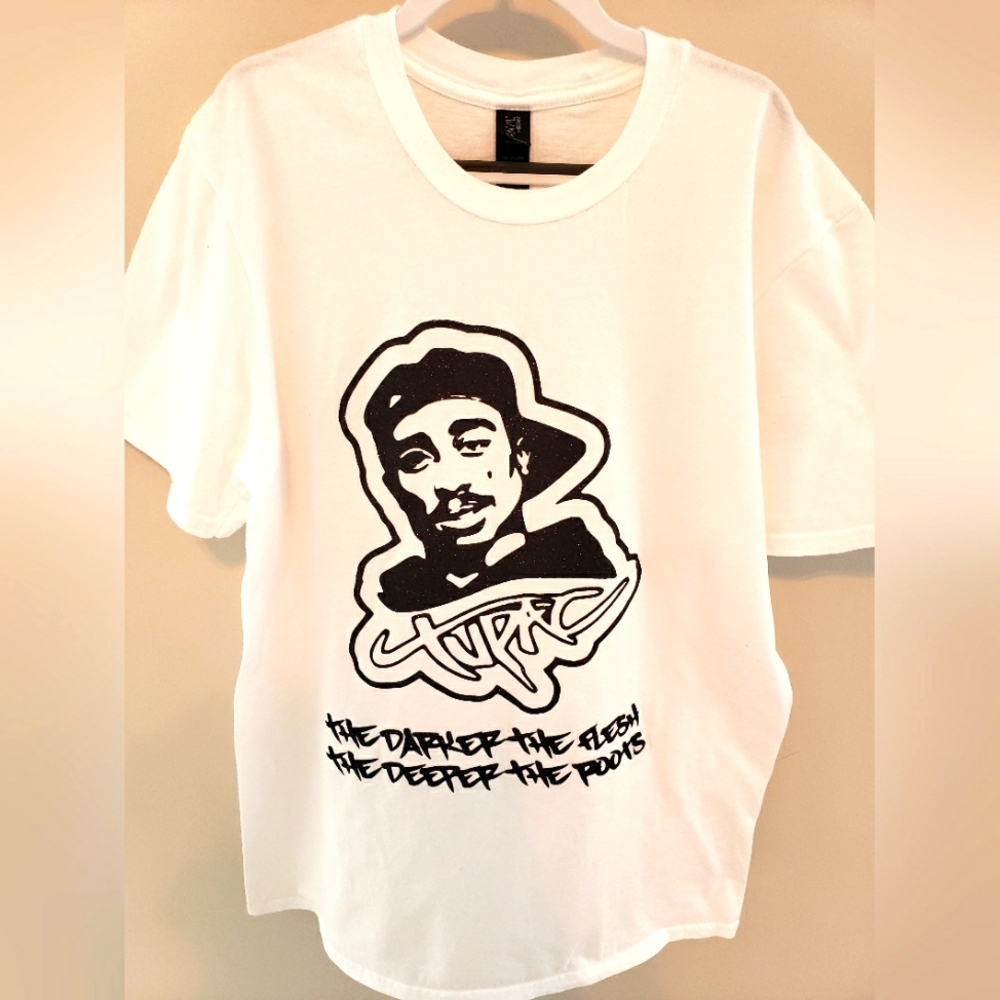 T shirt with 2Pac grahic (DIY)